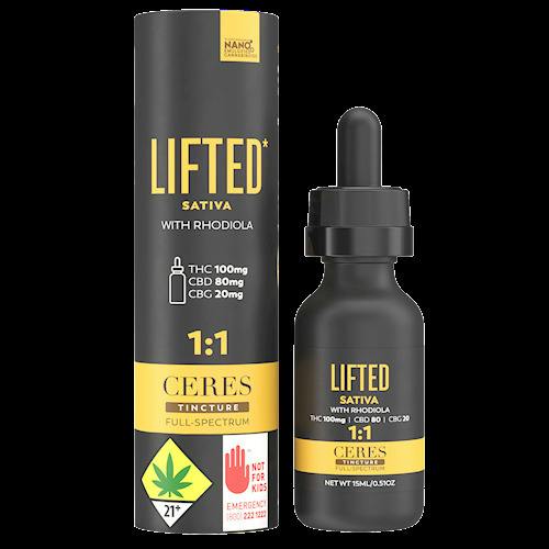 Lifted Sativa 1:1 CBD+CBG Tincture
