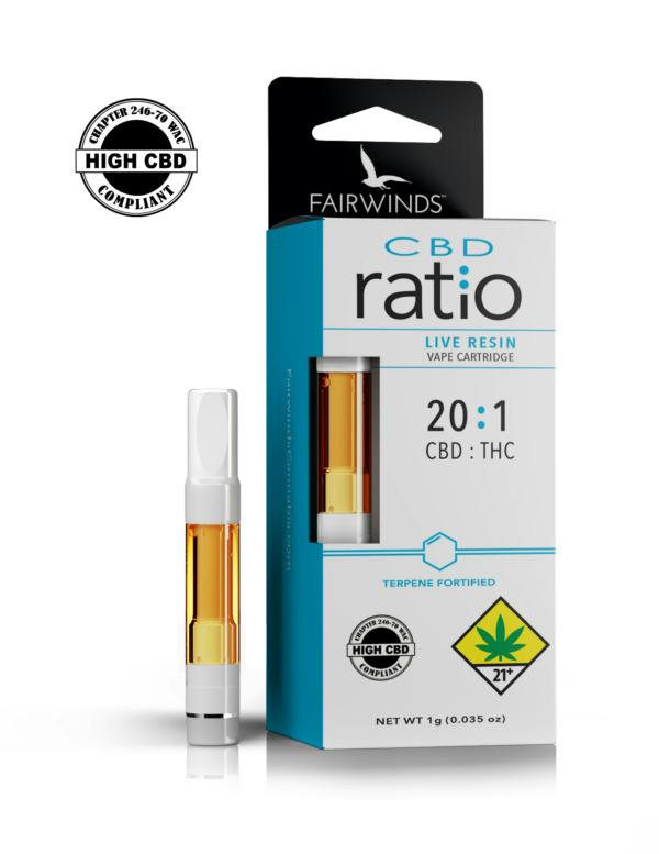20:1 CBD Ratio Cartridge | 1g (DOH)