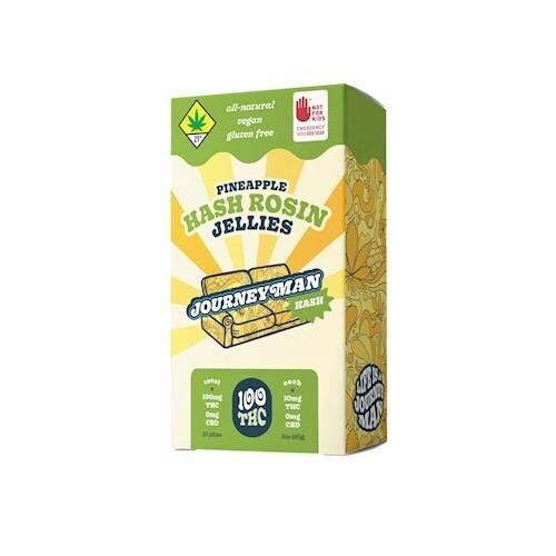 Pineapple Hash Rosin Jellies (100mg THC) (DOH)