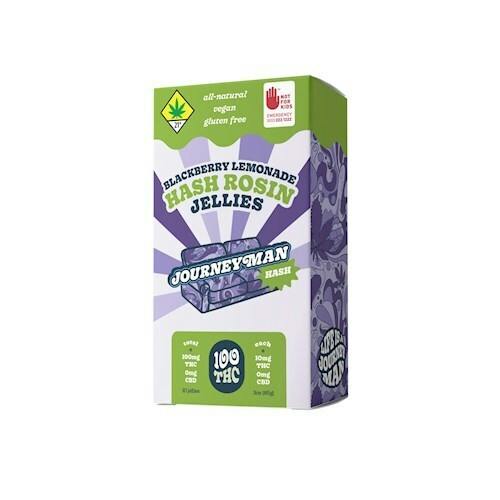 Blackberry Lemonade Hash Rosin Jellies (100mg THC) (DOH)