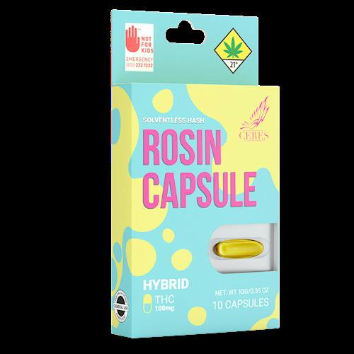 Rosin Hybrid Capsules 10-pack | 100mg (DOH)