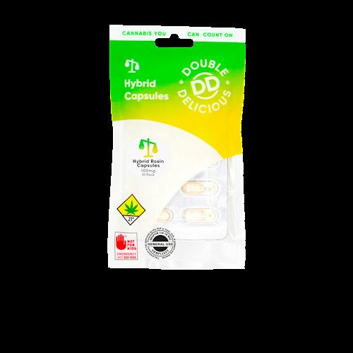 Hybrid Rosin Capsules 10-pack | 100mg (DOH)