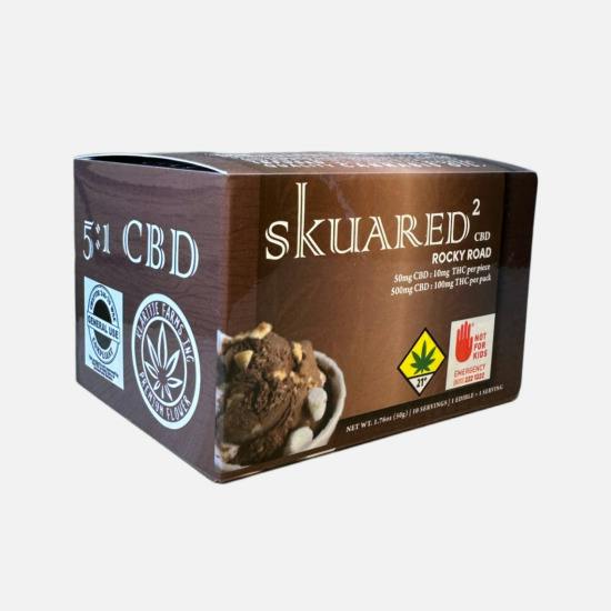 Rocky Road 5:1 CBD Squares | 10-Pack (DOH)