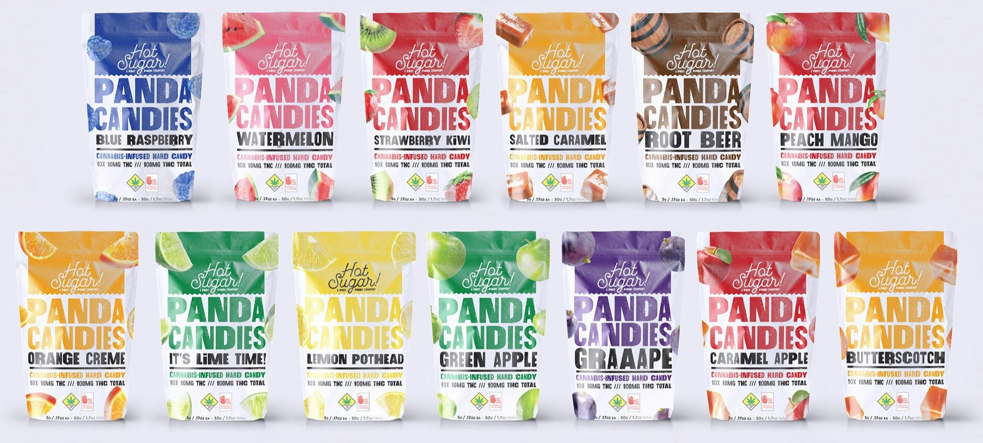 Butterscotch Panda Candies | 10pk | (100mg) (DOH)