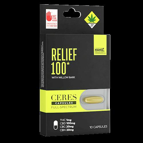 Relief CBD Capsules 10-pack