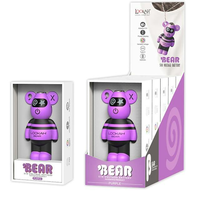 S&A Battery Lookah Bear 500mAh - Purple