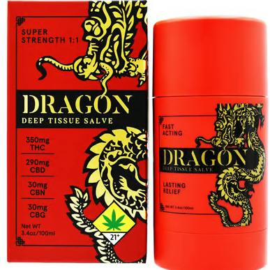 SAT Topical Dragon Balm 1:1 CBD+CBG+CBN