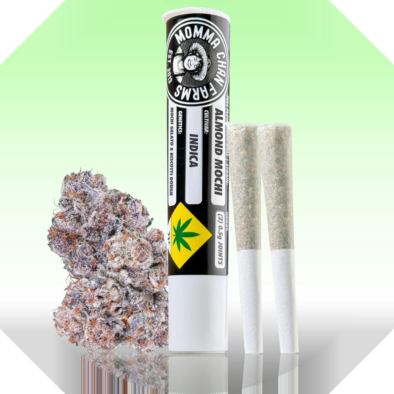 Almond Mochi Pre-Roll 2pk | 1g (DOH)