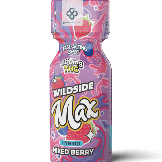 Mixed Berry Wildside Max Shot [100mg THC]