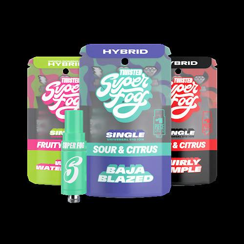 Pink Punch Super Fog Twisted Cartridge | 1g (DOH)