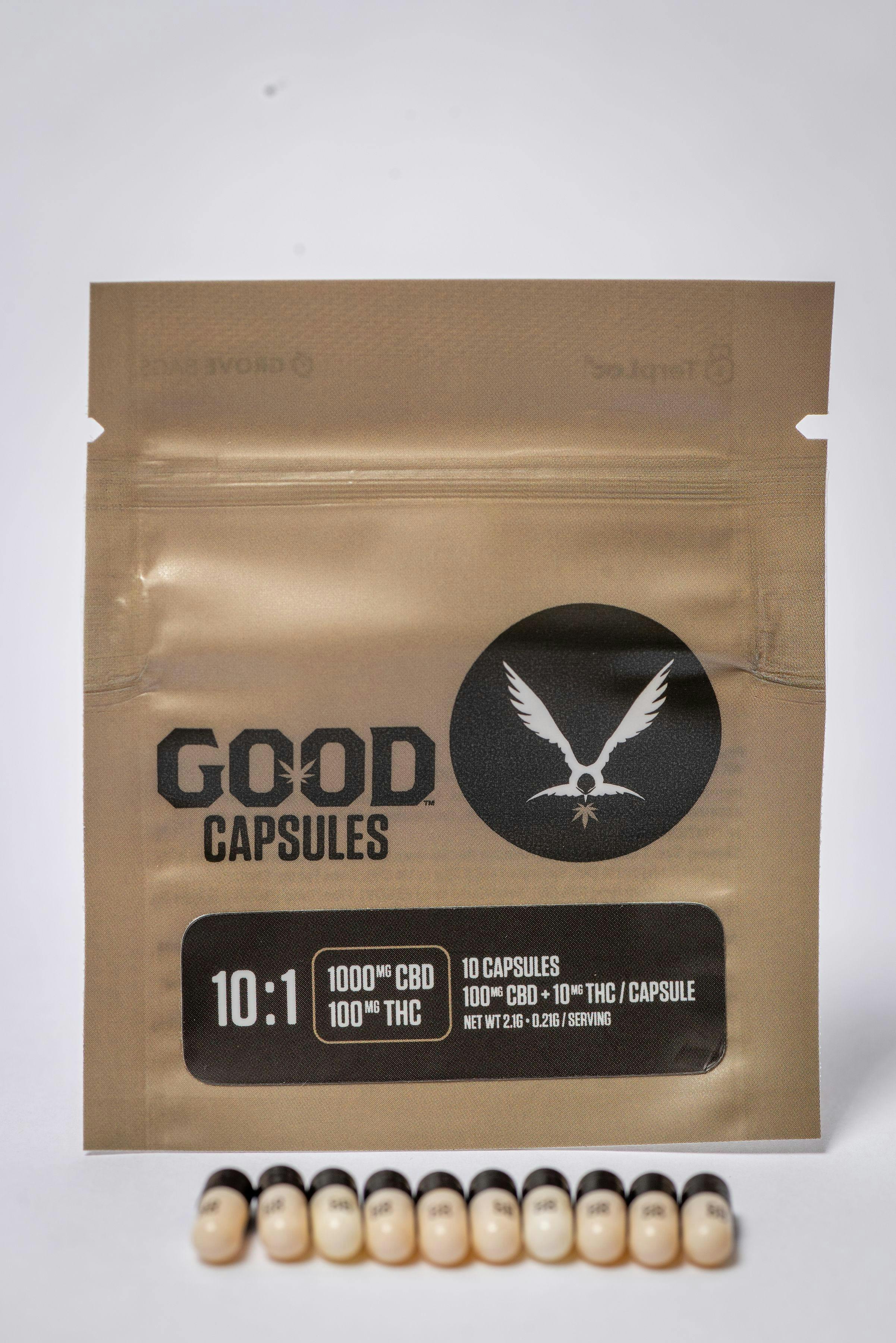 GOOD Capsules 1000CBD:100THC
