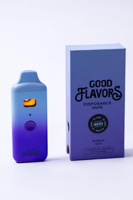 Purple Yeti 1g Disposable Cart.