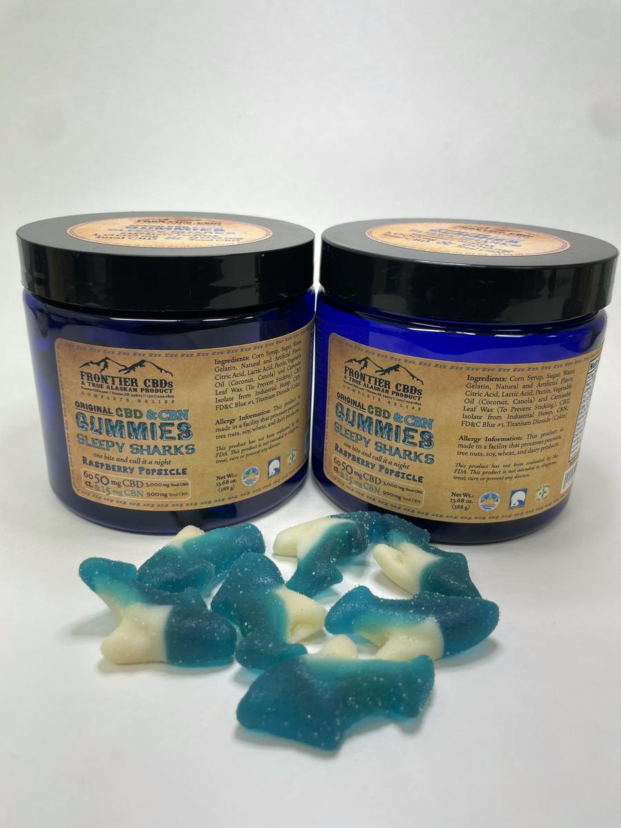 60ct Sleepy Sharks 50mg & 15mg CBN