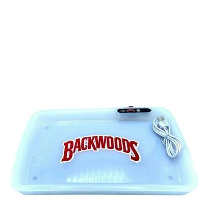 Glowing LED Rolling Tray - White