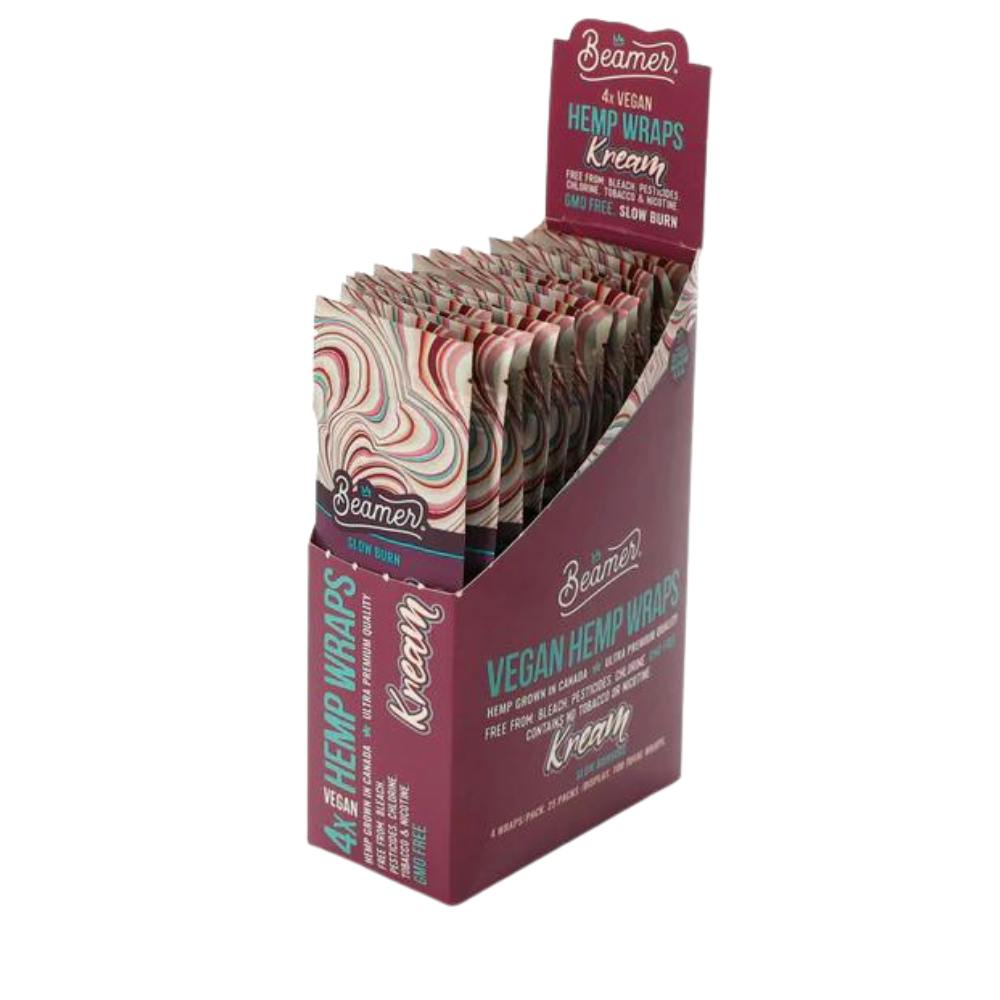 Vegan Hemp Wraps - King Size - Kream