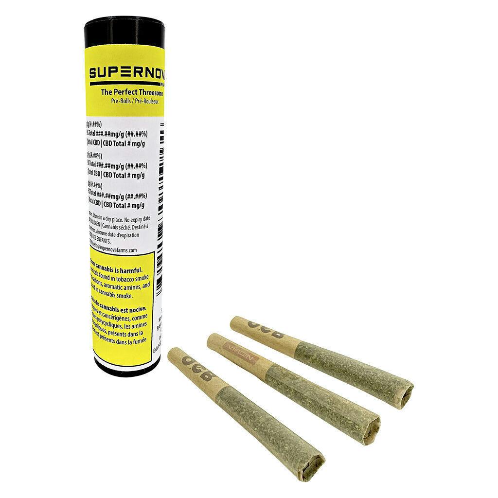 The Perfect Threesome Pre-Rolls - 3x0.5g