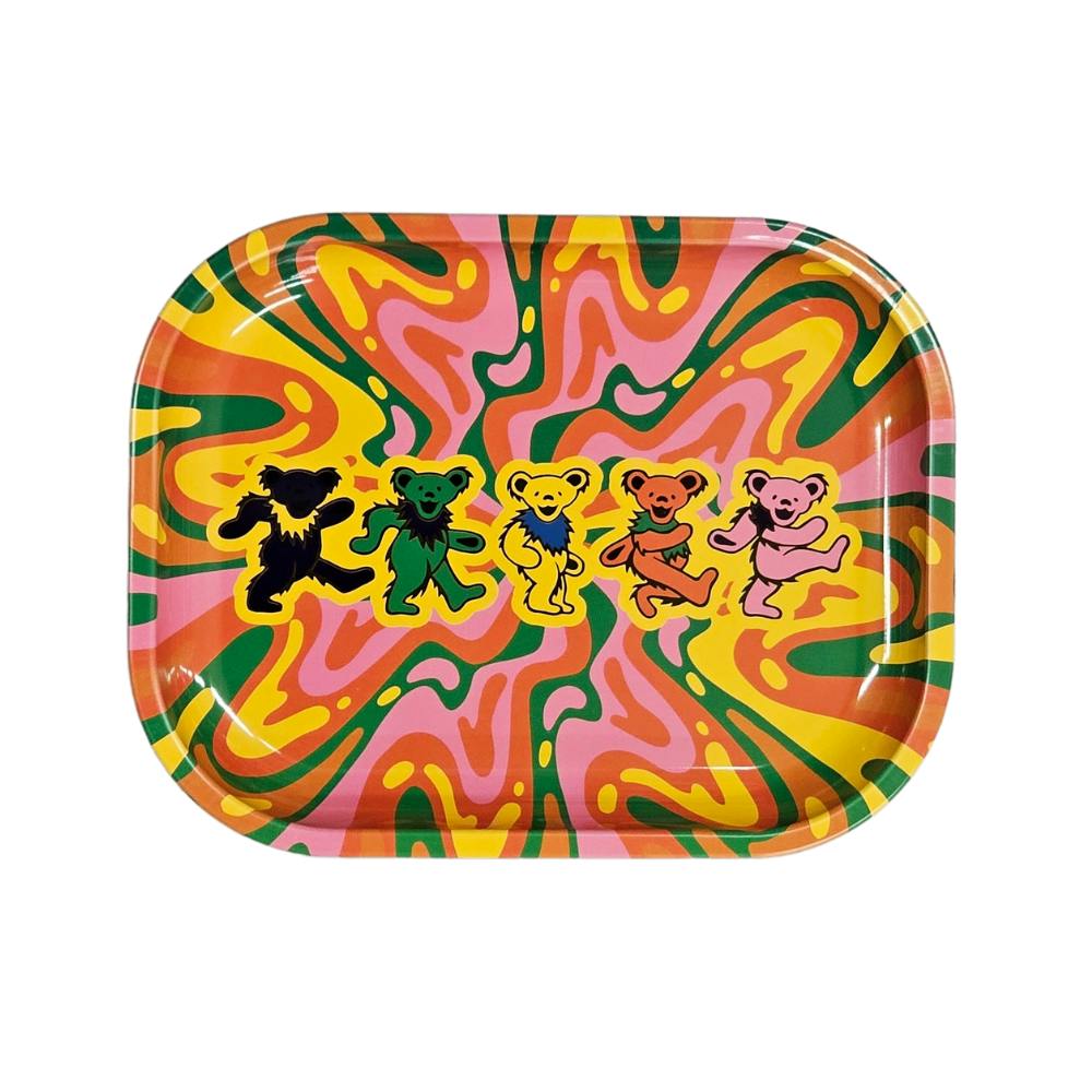 Rolling Tray - Metal - Grateful Dead Dancing Bears - Small