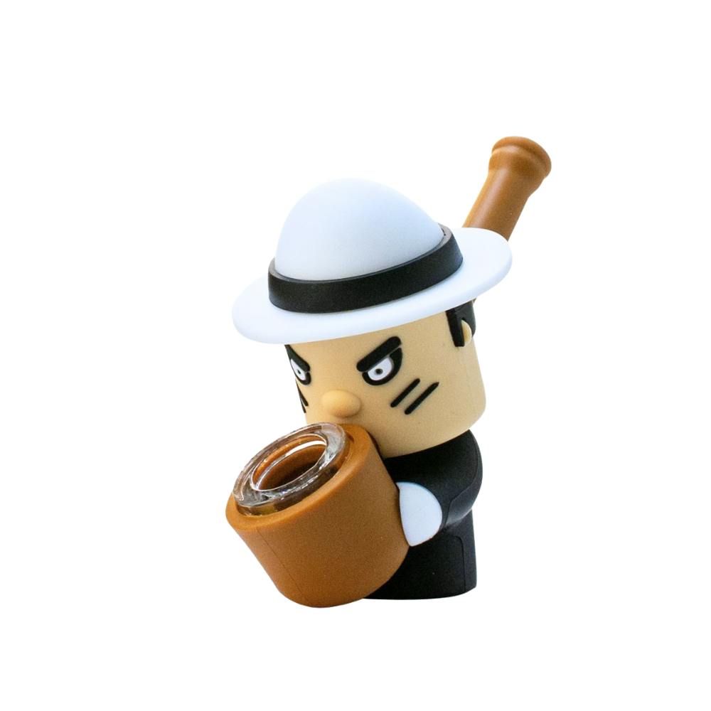 Mad Hatter Silicone Handpipe - 5" - Assorted