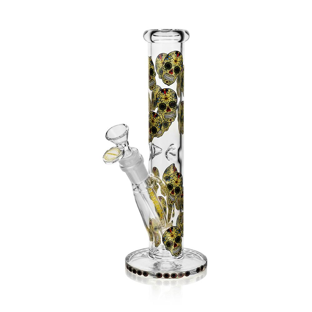 Candy Skull Straight Shooter - 10" - Yellow