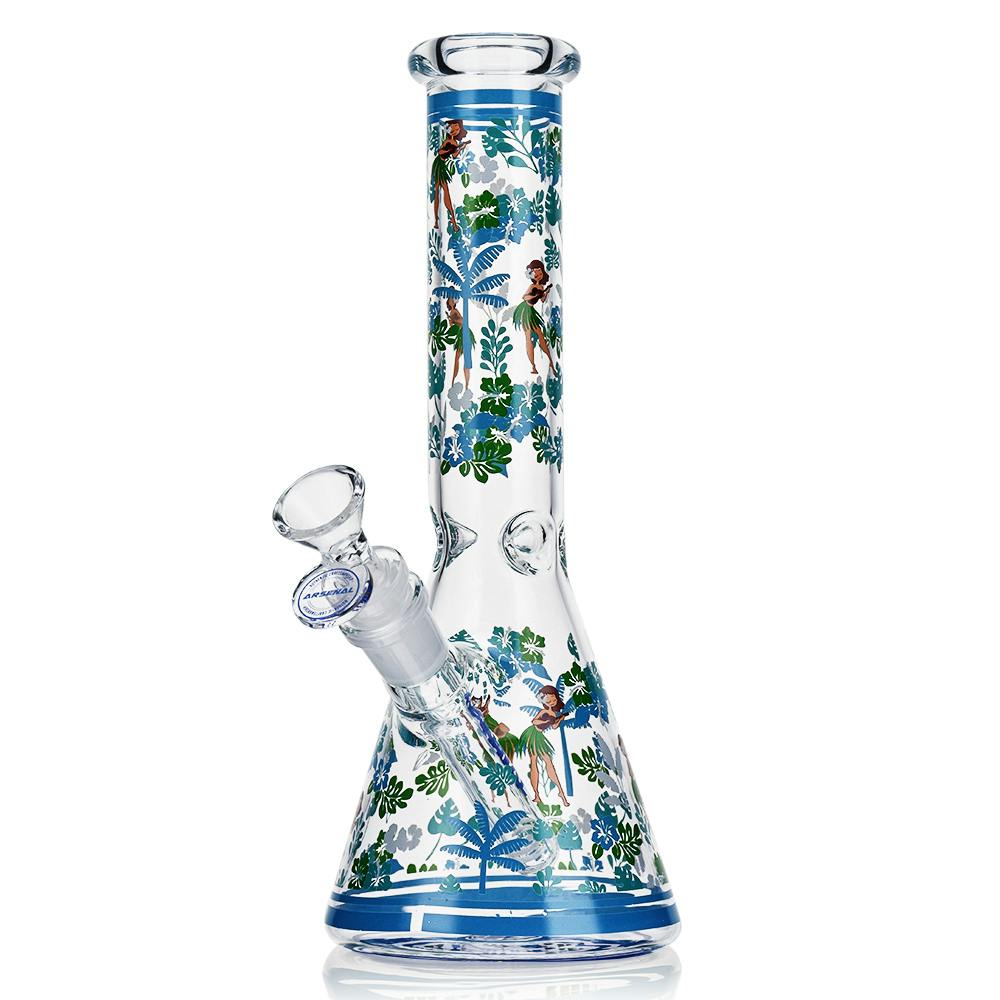Floral Bliss Beaker - 10" - Blue