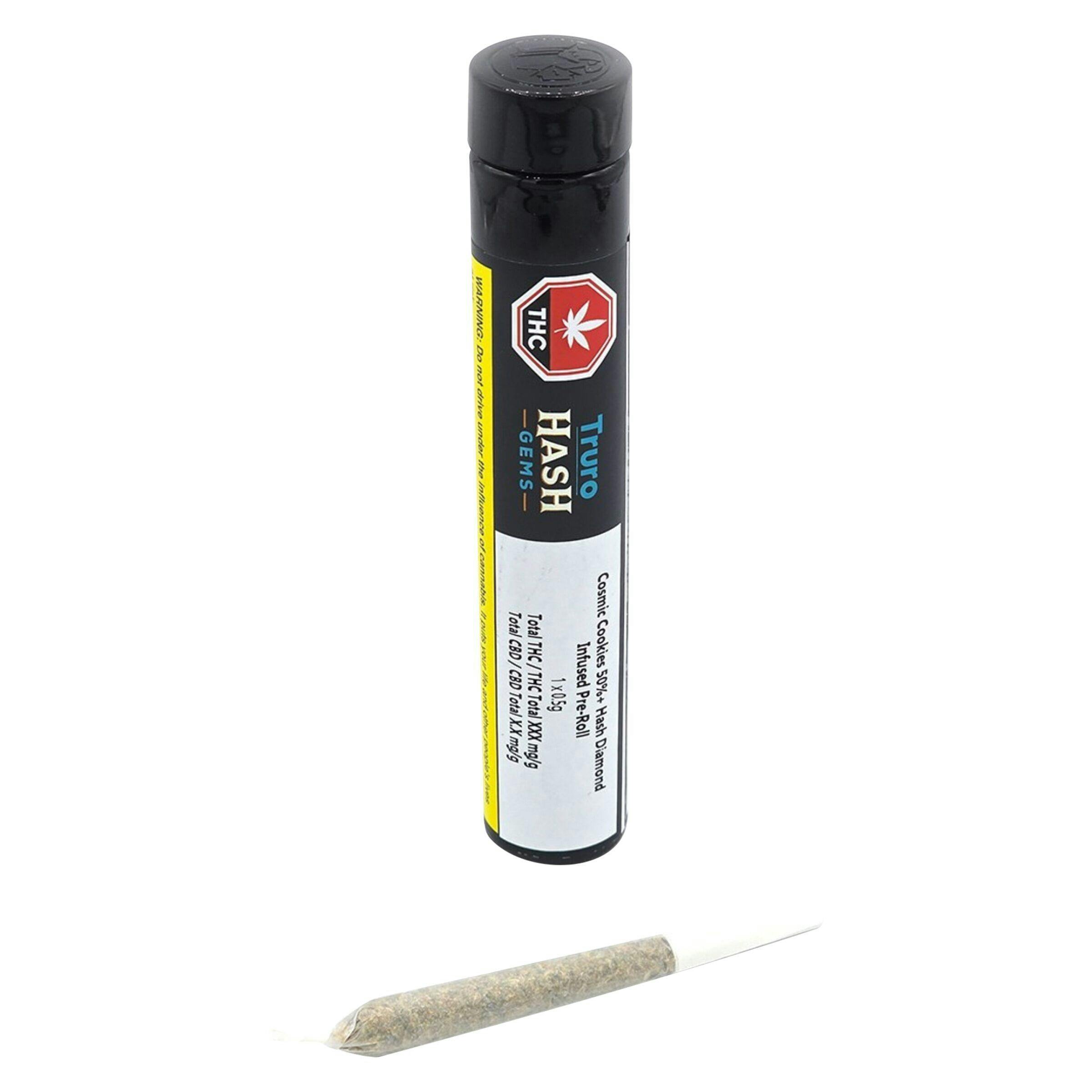 Cosmic CKIES 50%+ Hash Diamond Infused Pre-Roll - 1x0.5g