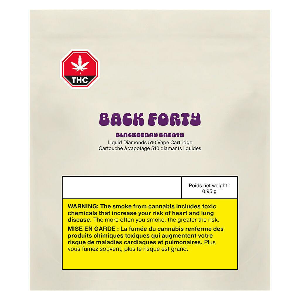 Blackberry Breath Liquid Diamonds 510 Cartridge - 0.95g