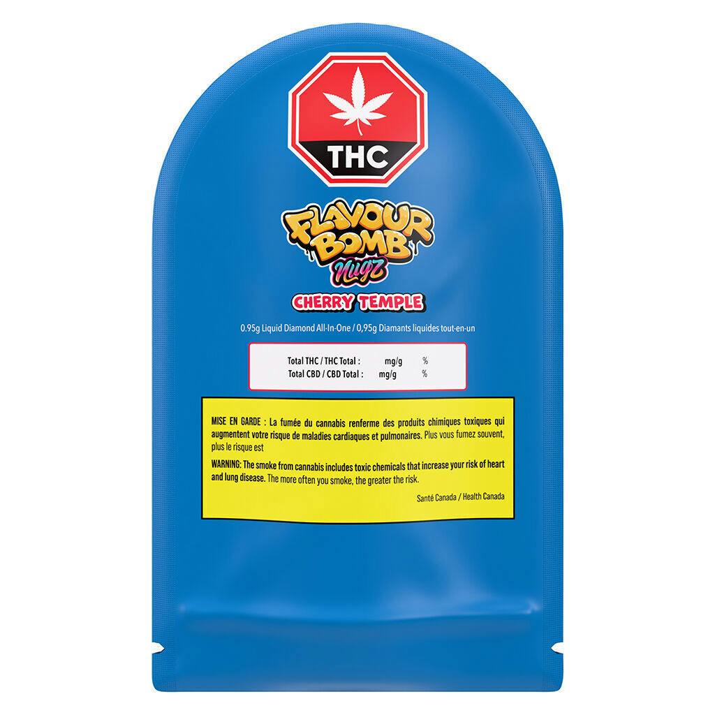Flavour Bomb Cherry Temple Liquid Diamond AIO - 0.95g