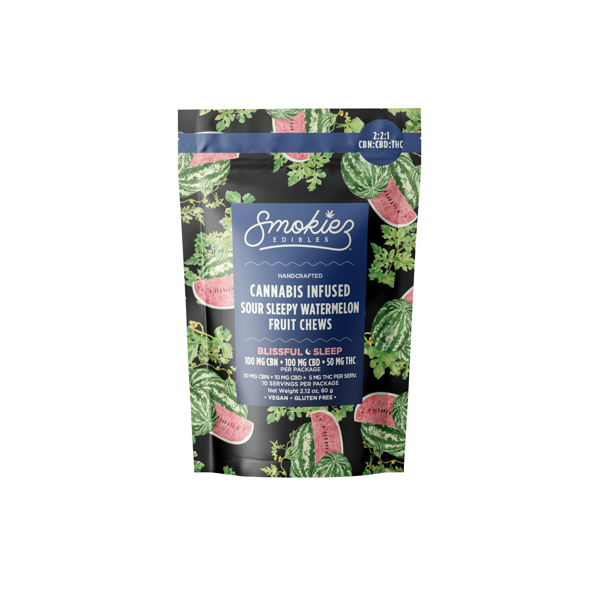 Smokiez - Sleepy Watermelon Gummies - 2 piece at Herbaceous Dispensary Bozeman 7th