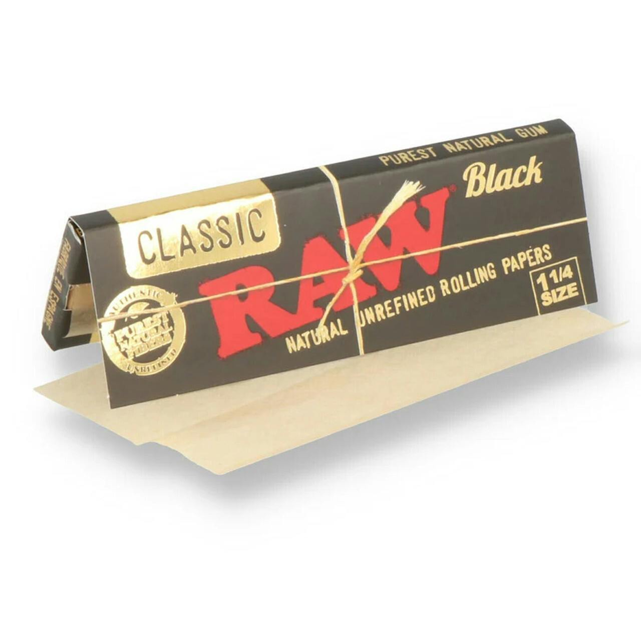 Classic Black Rolling Papers- 1 1/4