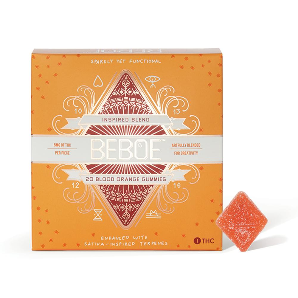 Inspired Blood Orange [20pk] (100mg) | Beboe - Gummies