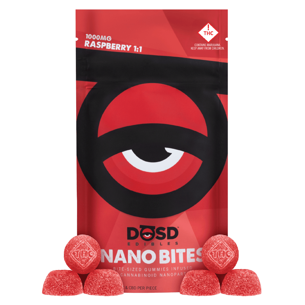 DOSD | 1000mg | MED - Raspberry 1:1