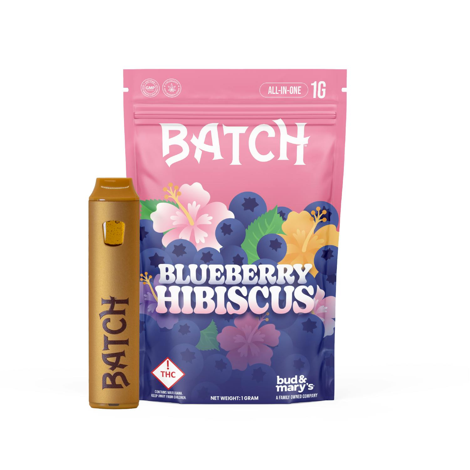 Batch | 1g Disposable | REC - Blueberry Hibiscus