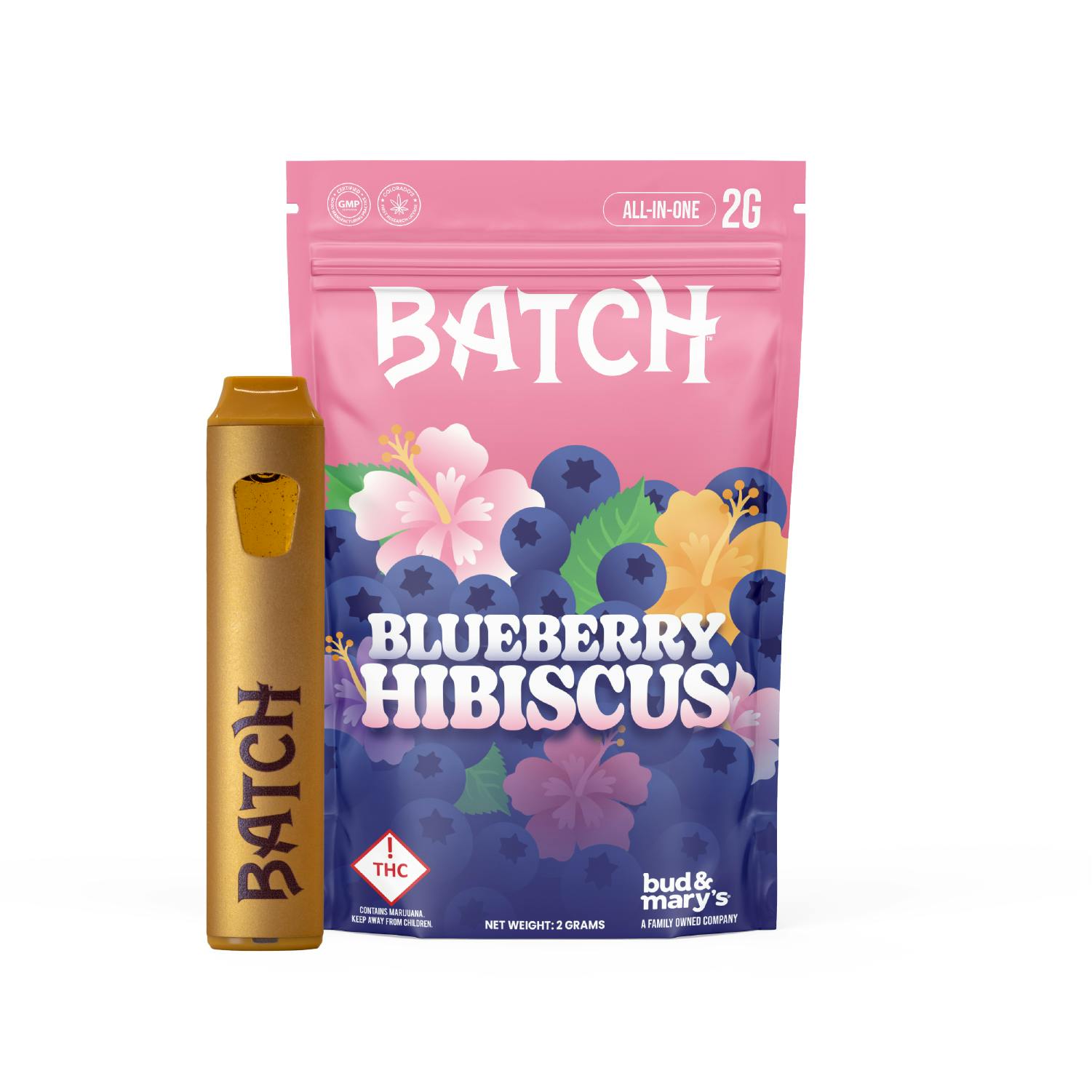 Batch | 2g Disposable | REC - Blueberry Hibiscus