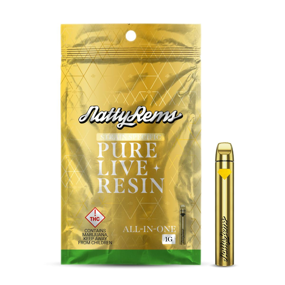 Natty Rems | 1g GT Disposable | MED - Grape Essence (I)