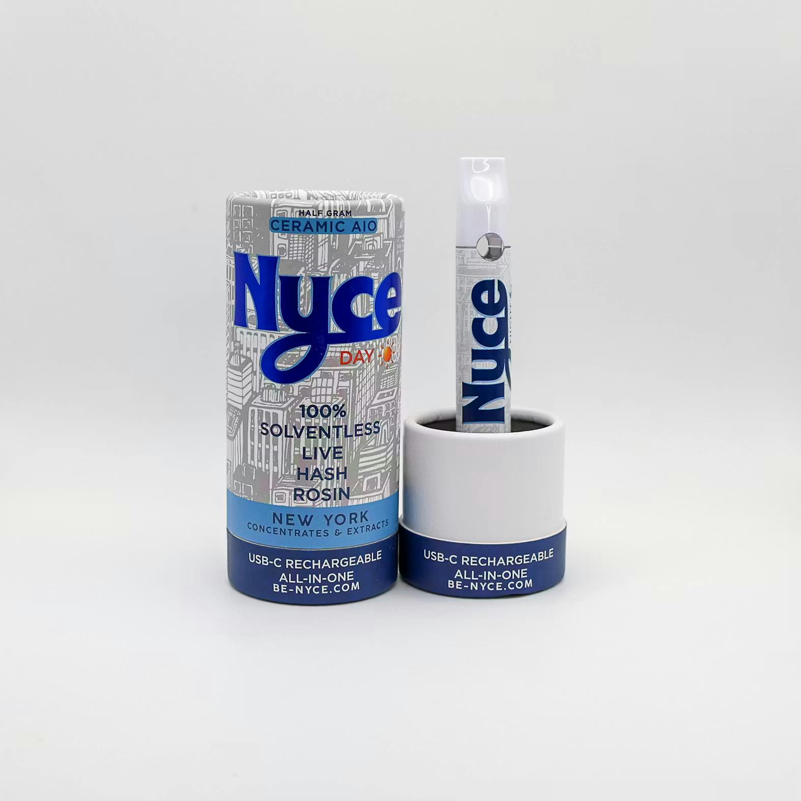 NYCE | Vape | AIO | Anytime | Frosted Orange | 0.5g at Top Grass Cannabis Dispensary