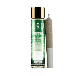 CRU | Pre roll Infused with Kief | Fat Boy | Amnesia Haze | 1g at Top Grass Cannabis Dispensary