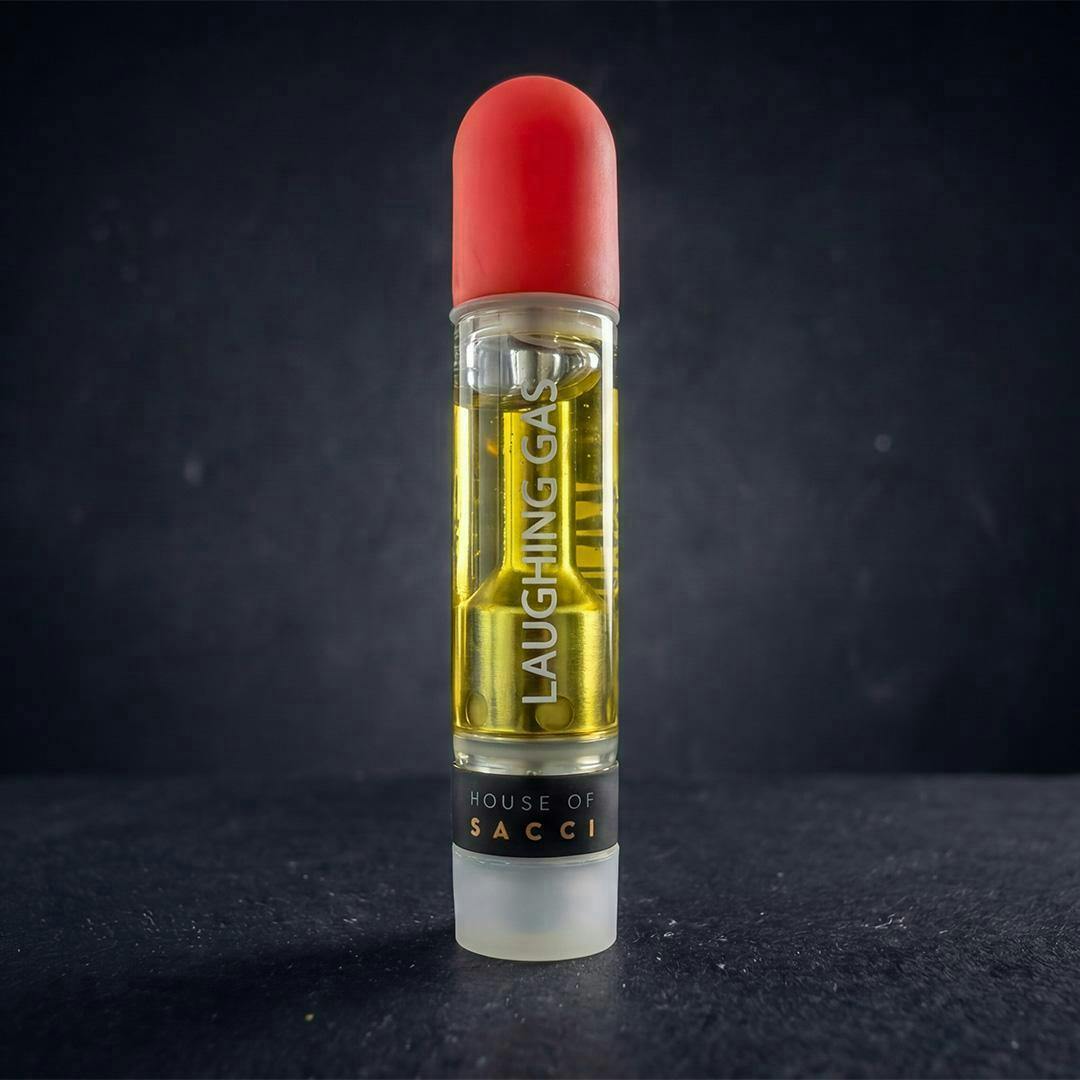 House Of Sacci | Vape | 510 Cart | Laughing Gas | 1g at Top Grass Cannabis Dispensary
