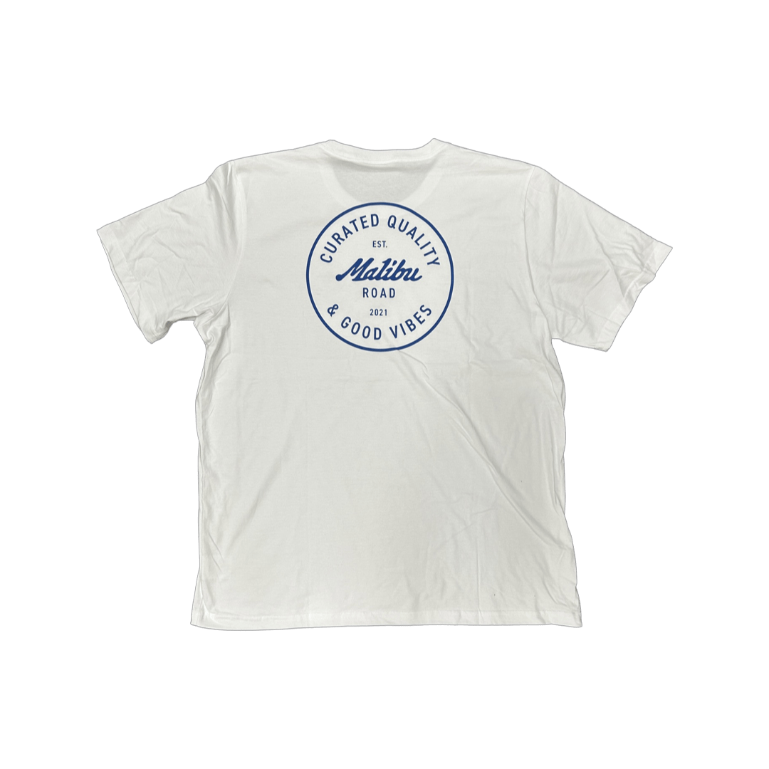Malibu Road - Good Vibes Tee White - M