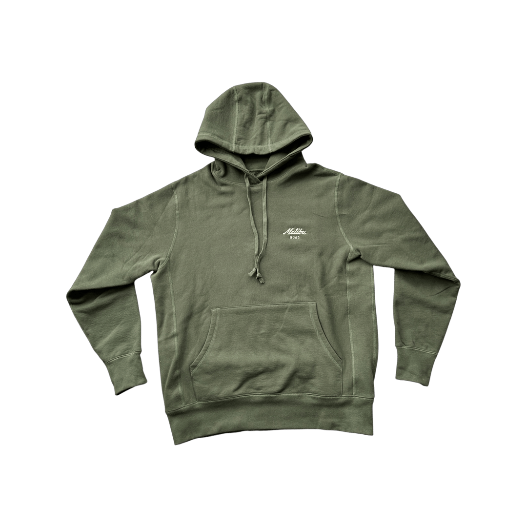 Malibu Road - Green Hoodie - M