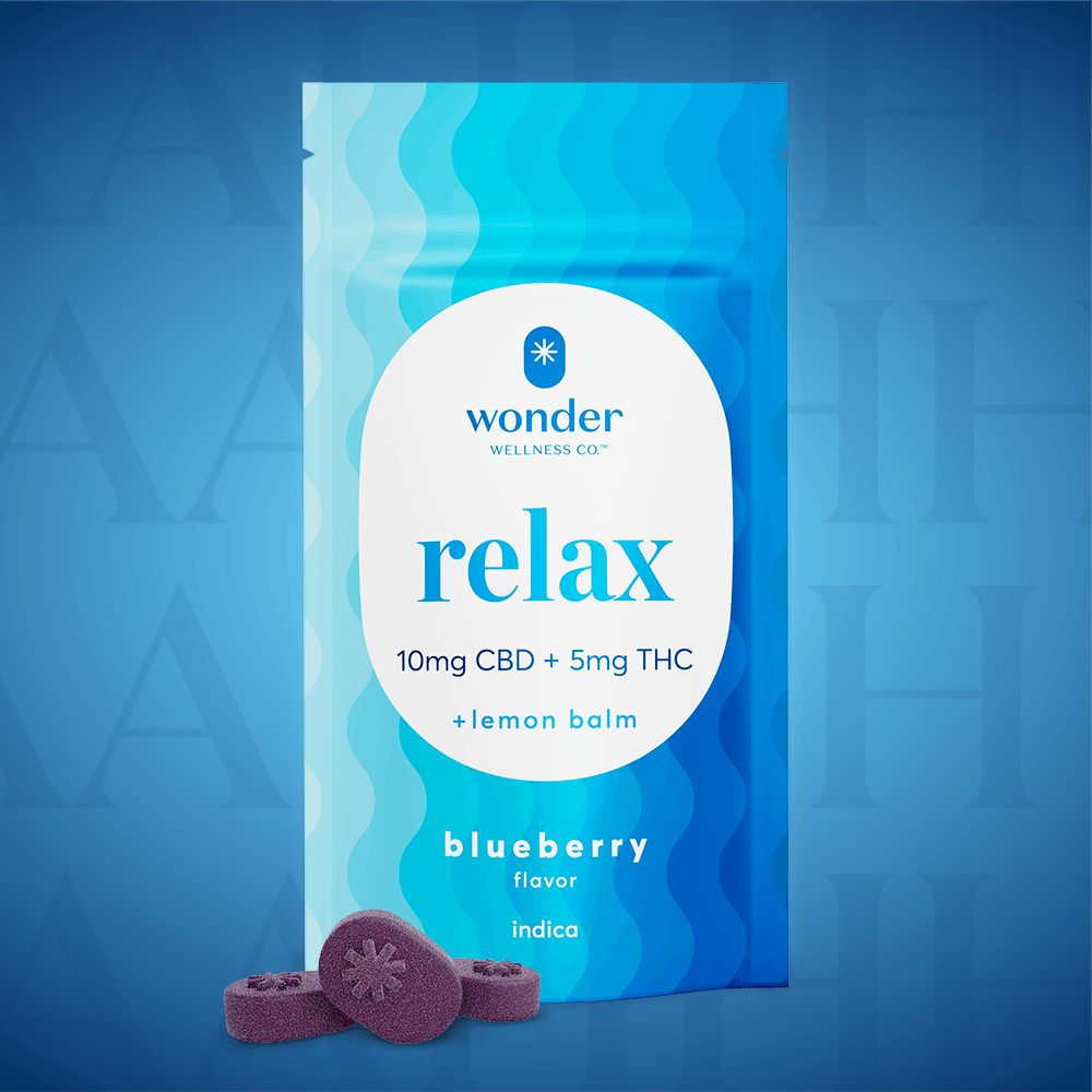 Wonder Blueberry Ratioed Troches 5mg ea | 20-Pack | 1:2 THC:CBD