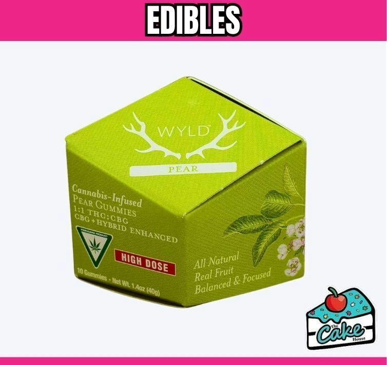 Wyld - 200MG 1:1 CBG Gummies - Pear