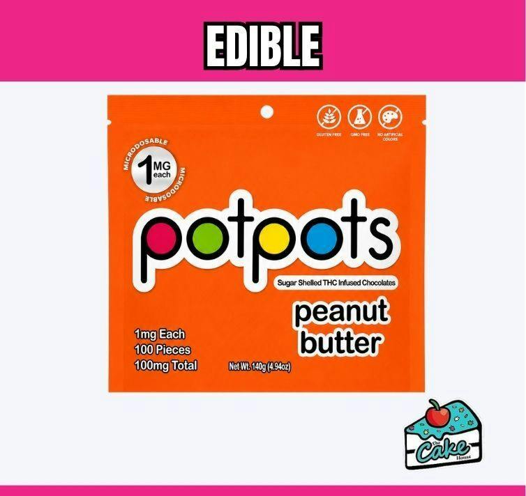 Potpots - 100mg - Peanut Butter Milk Chocolate