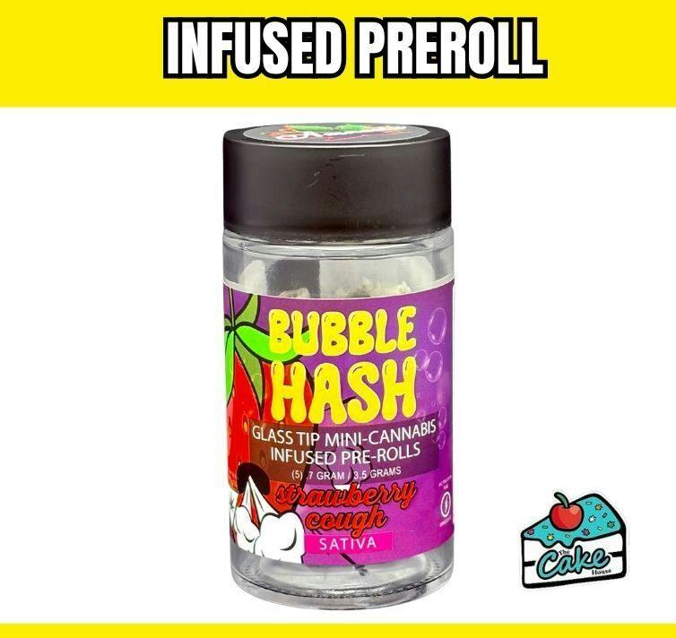 Amnesia - 3.5G Bubble Hash Preroll Multipack - Strawberry Cough