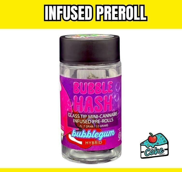 Amnesia - 3.5G Bubble Hash Preroll Multipack - Bubblegum