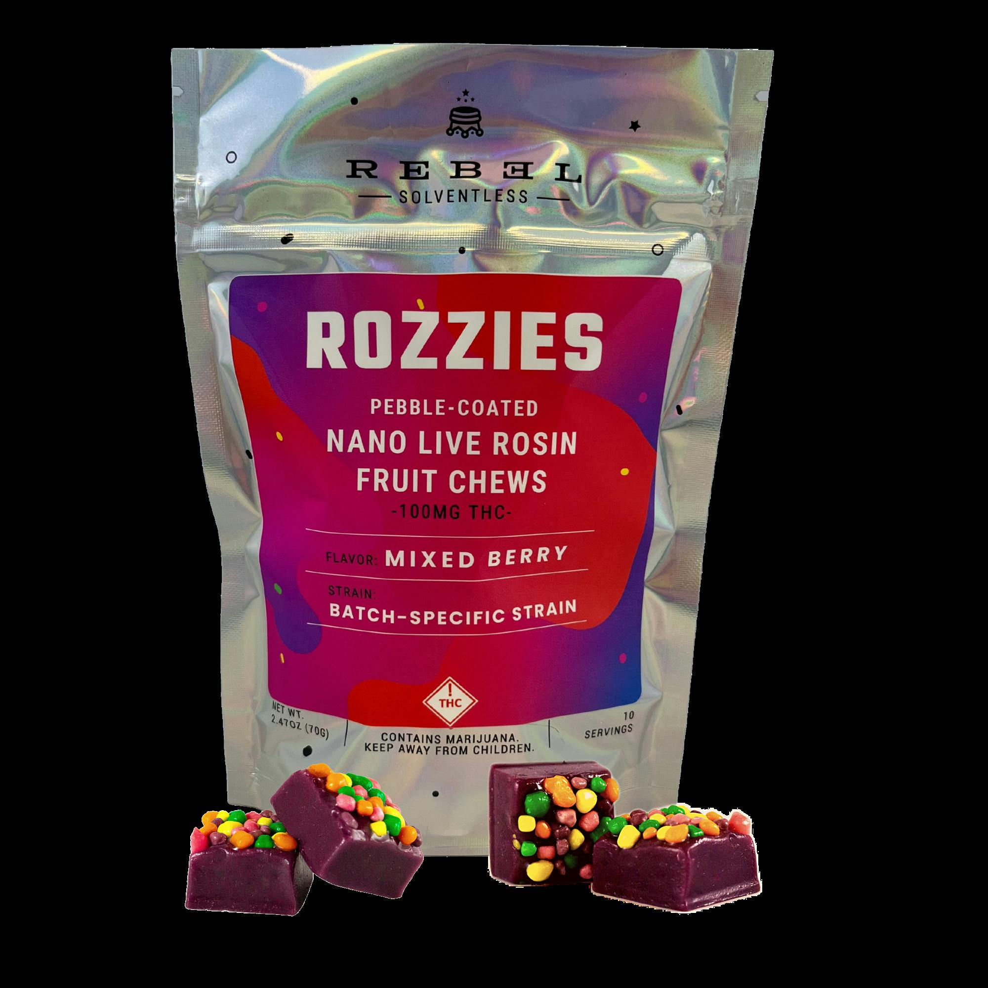 Mixed Berry Rosin Gummies 10x10mg