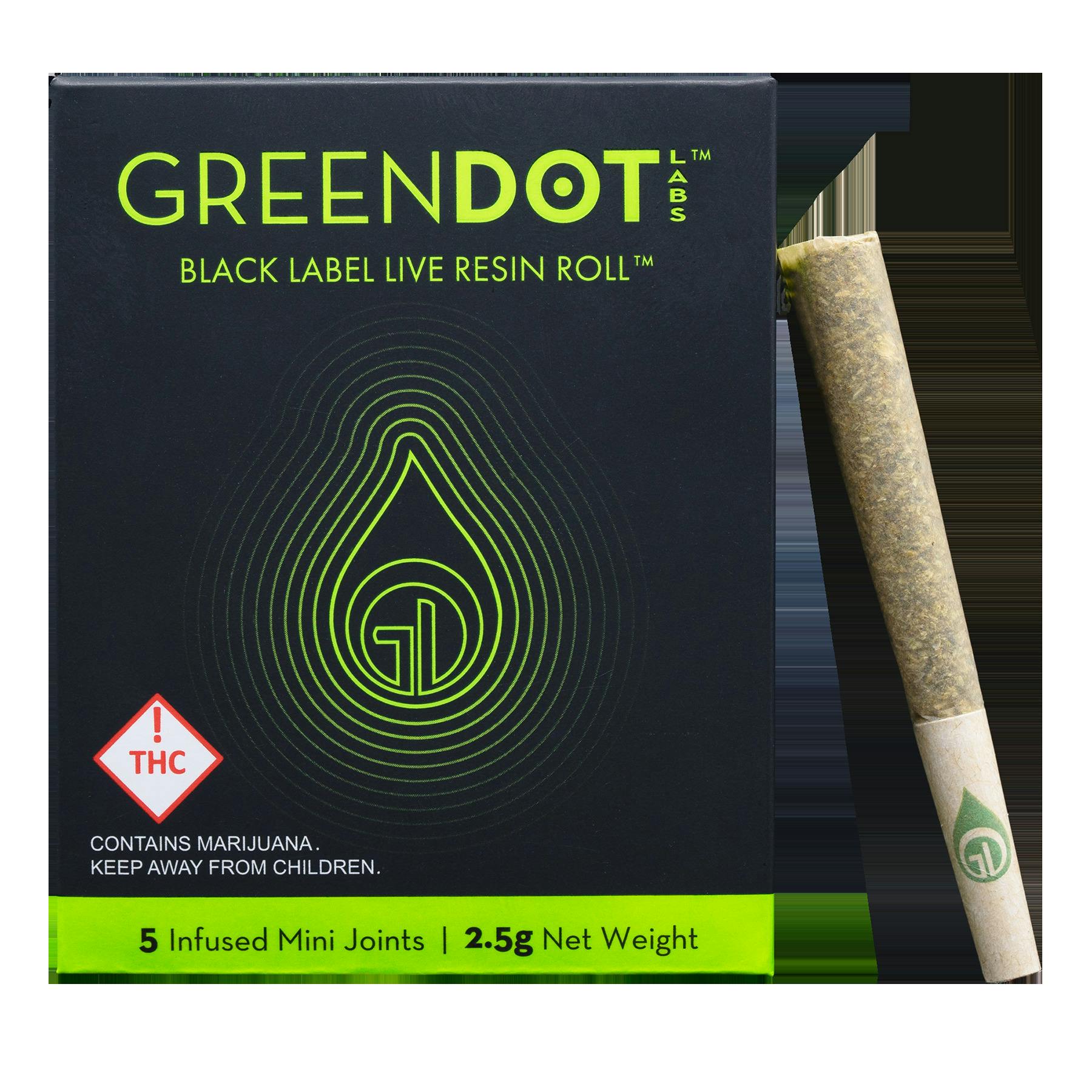 Green Dot Labs Infused Pre-Roll 5pk The Sweet Spot + Kashmir