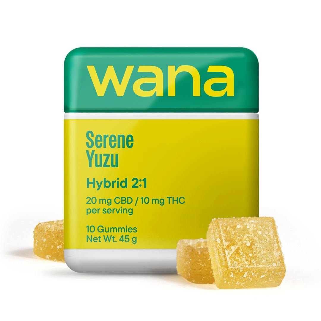 Wana Gummies 2:1 Hybrid Serene Yuzu CBD:THC
