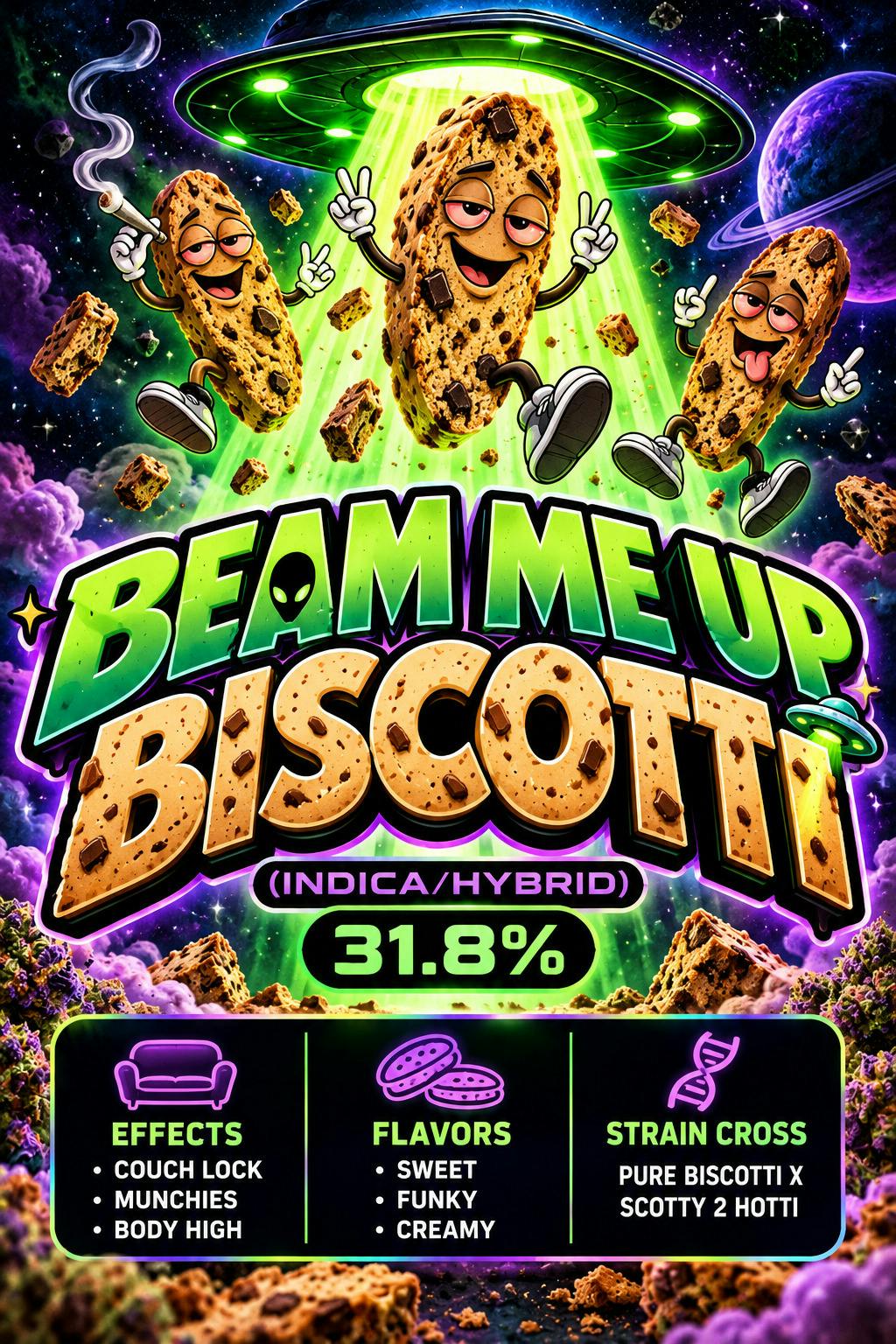 Lake State Canna Company | Beam Me Up Biscotti