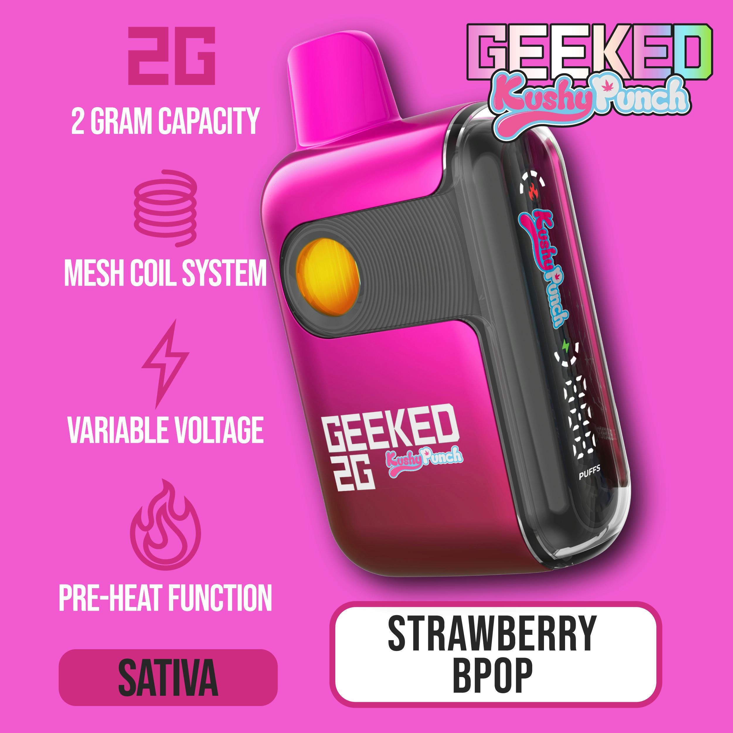 Strawberry BPOP All-in-One Vape (2g)