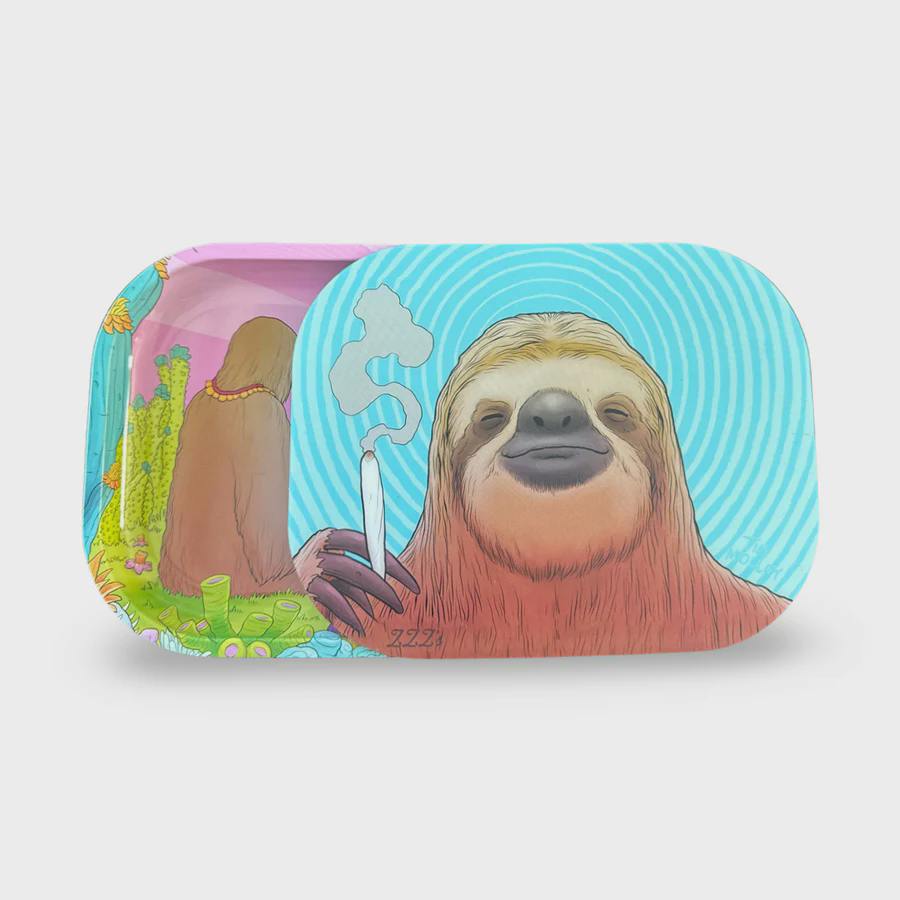 "Intergalactic Trip" By Bangerooo | Rolling Tray with Cover | Medium Size